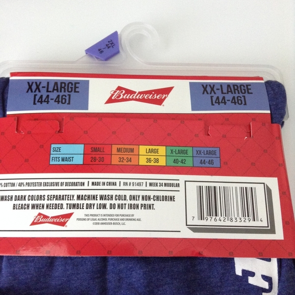 Budweiser Mens Jogger Pants - Picture 3 of 6